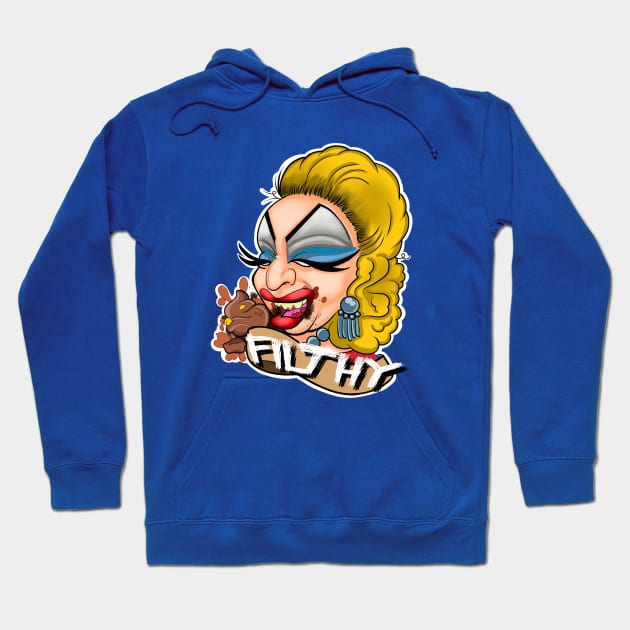 Divine Filth Hoodie by InkyMcStapleface